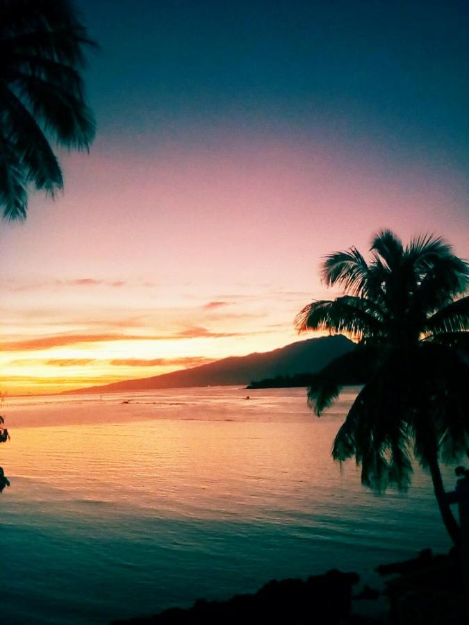 Bungalow Vue Lagon 180 Degre, La Maison Bleue Moorea Luaran gambar