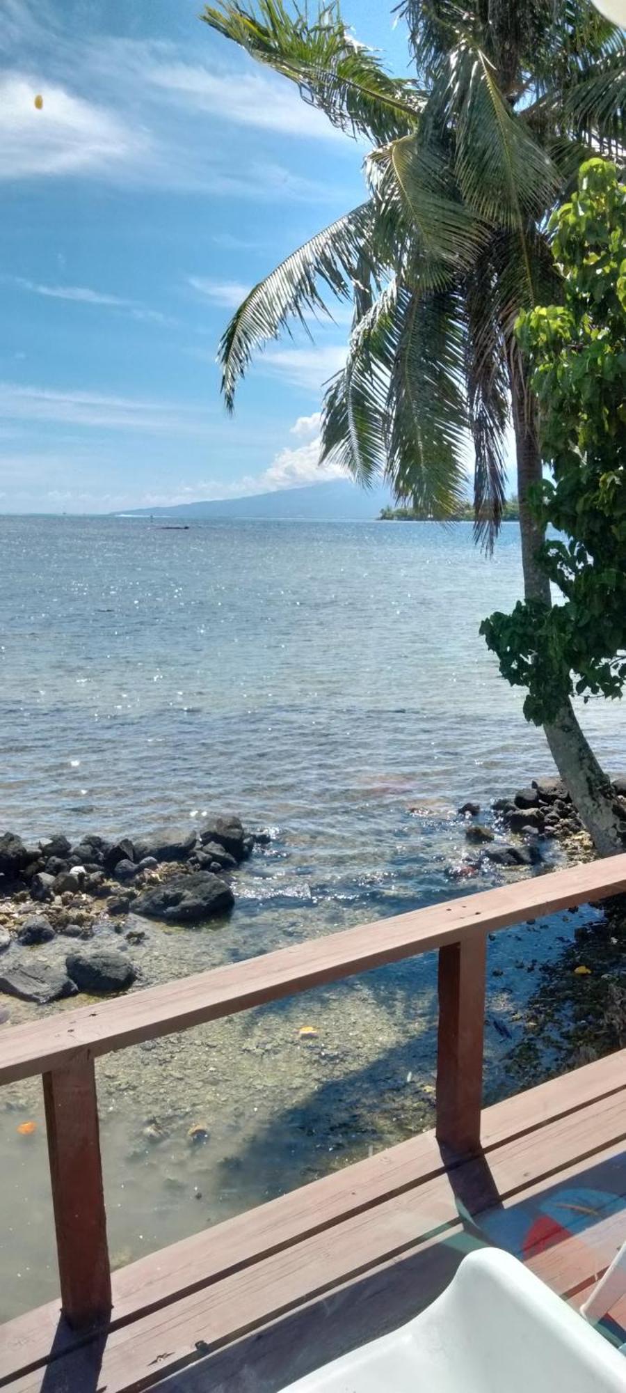 Bungalow Vue Lagon 180 Degre, La Maison Bleue Moorea Luaran gambar