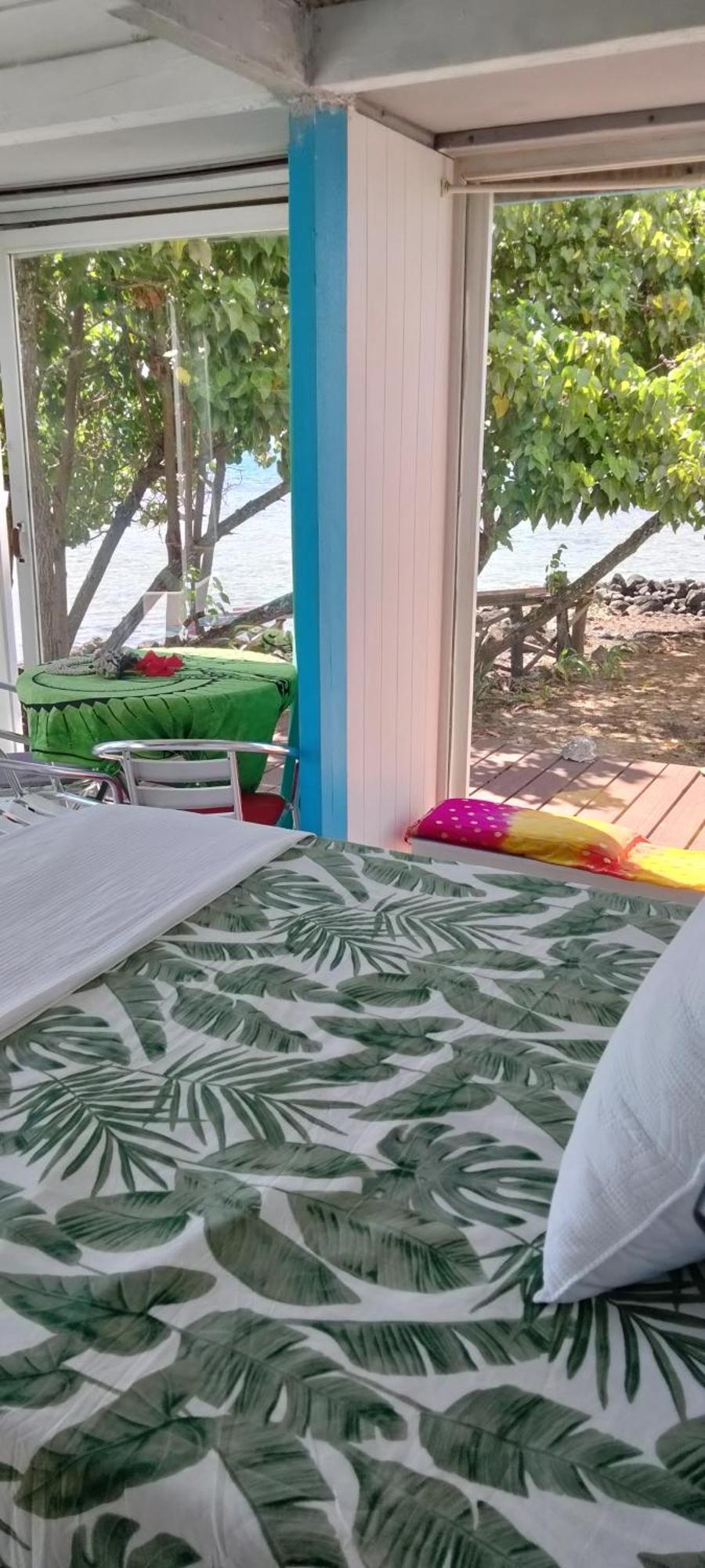 Bungalow Vue Lagon 180 Degre, La Maison Bleue Moorea Luaran gambar